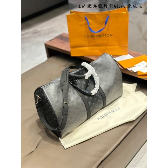 Louis Vuitton Keepall Bandoulière 50 (Monogram Eclipse)